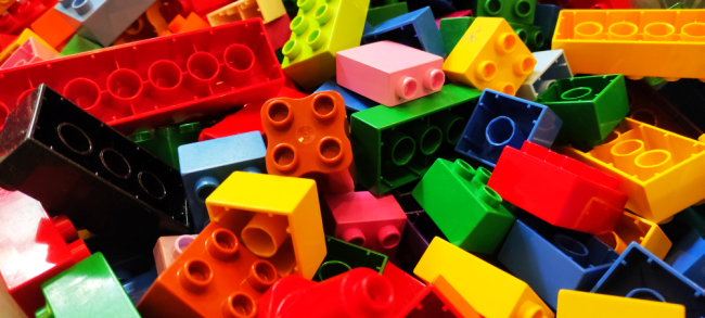 Lego Duplo kostky / Hrabárna kostek